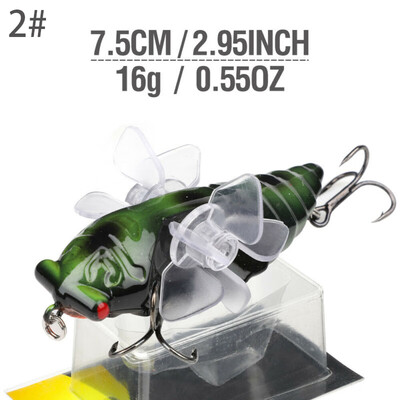 

75cm 16g Big Crankbait Minnow Wobblers Fishing Lures Hard Baits Trolling Perch