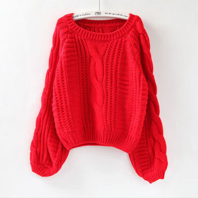 

femininas Women Pull Sweaters 2019 New Yellow Sweater Jumpers Candy Color Harajuku Chic Short Sweater Twisted Pull