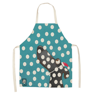 

Tailored Christmas Decoration Cotton&Linen Apron Kitchen Aprons Dinner Party A