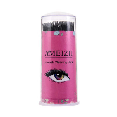 

AMEIZII 100Pcs Disposable Eyelash Makeup Brushes Cosmetic Eyelash Extension Tools Individual Lash Removing Makeup Tools Lint