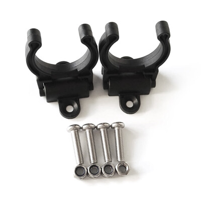 

2PCS Black Kayak Canoe Paddle Holder Mount Plastic Clips Tackle Gear Accessories Nylon Folding Flat Paddle Clips for Kayaks or Can