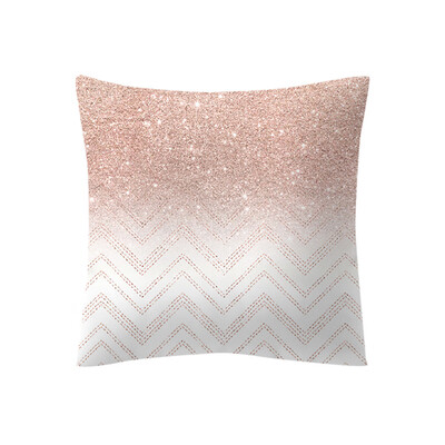 

〖Follure〗Rose Gold Pink Cushion Cover Square Pillowcase Home Decoratio