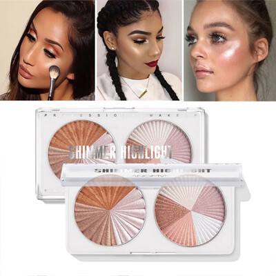 

Cosmetic Double Disc Makeup Mixed Color Bright Diamond Highlight Lasting Highlight