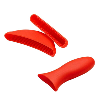 

Silicone Insulation Pot Gloves Home Pot Handle High Temperature Non-Slip Silicone Heat Shield