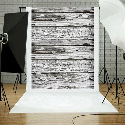 

Toponeto Vinyl Wood Wall Floor Photography Studio Prop Backdrop Background 3x5FT A