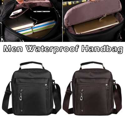 

2020 NEW Mens Handbag Messenger Bag Waterproof Men Oxford Zipper Bag Crossbody for Male Male Business Casual Single Shoulder Bag