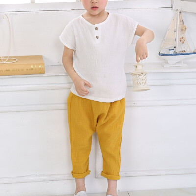 

Global Sales Summer Casual Children Cotton Knickerbockers Capris Kids Bloomers Anti-mosquito Pants