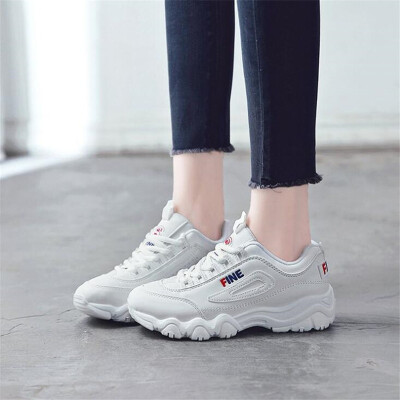 

New 2019 Summer Casual Women Sneakers Air Mesh Breathable Shoes Flat Platform Casual Shoes Female Trainers White Pink Size 35-40