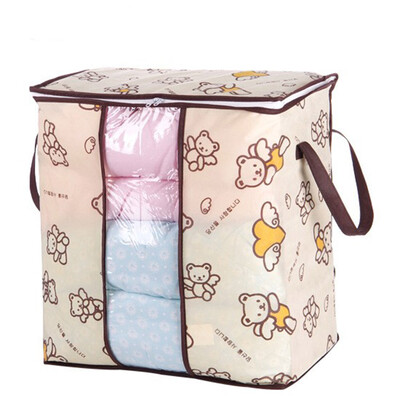 

Non-Woven Space Saver Clothes Quilt Blanket Storage Bag Box Organizer Portable
