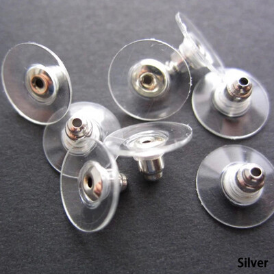 

50 Pieces Rear Parts Earring Plugs Accessories Nut