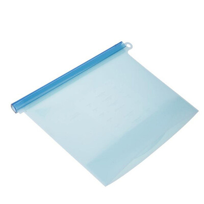 

1500ml Reusable Silicone Food Storage Bag Preservation Bag Food Grade Storage Bag With Airtight Seal For Freeze Packing