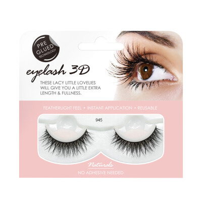 

Gobestart 1 Pair 3D False Lashes Fluffy Strip Eyelashes Long Natural Party Makeup