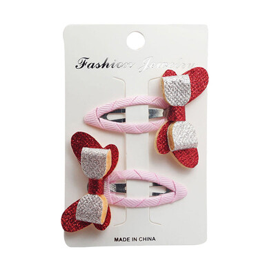 

Baby Girl Duckbill Clips Bowknot Shape Hair Pin Set Children Hairpin Princess Hair Accessories