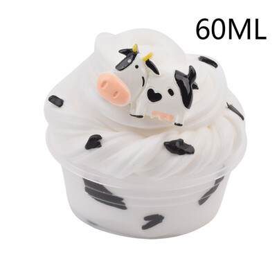

Siaonvr 60ml MilkCow Cloud Cotton Mud Soft Non-Sticky Foaming Slime For Children