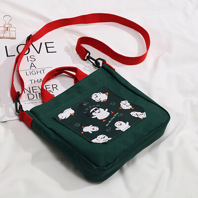 

Tailored Fashion Women Buckle Purse Shoulder Bag Zipper Handbag Phone Bag Canvas Bag
