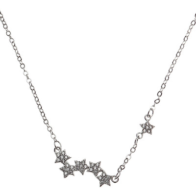 

Drop Shipping 925 Sterling Silver Chain Necklaces Star Pendants & Necklaces Jewelry Collar Colar de Plata
