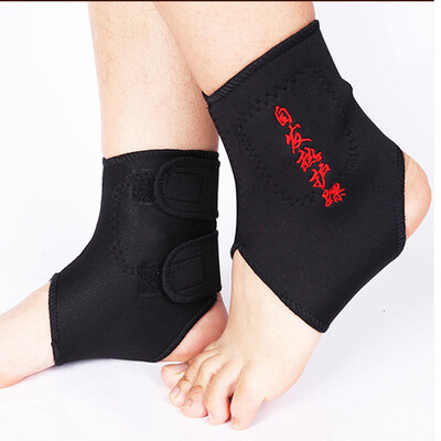 

2 Pcs Self Heating Thermal MAGNETIC ANKLE SUPPORT WRAP BRACE Therapy Belt Pair