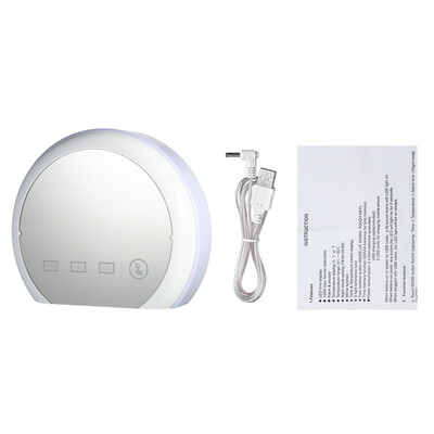 

Digital LED Mirror Clock Thermometer Hygrometer Alarm Snooze Clock Table Desk Clock Temperature Display