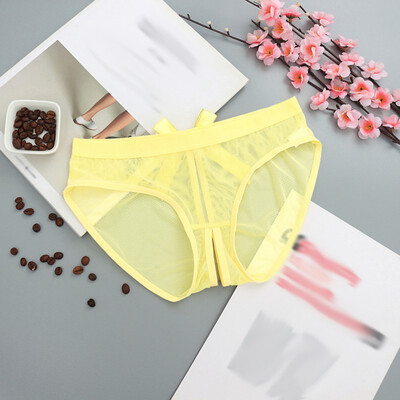 

Summer Sexy Brief For Women Lace Open Panties Womens Lingerie Briefs Transparent Bowknot Underwear