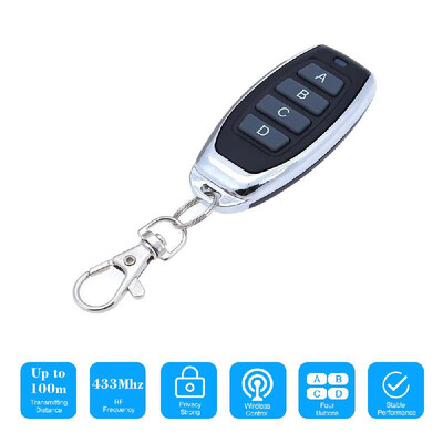

433Mhz 4 Buttons Copy Cloning Duplicator Remote Control Transmitter Switch for Garage Opener Electric Garage Door Remote Control K