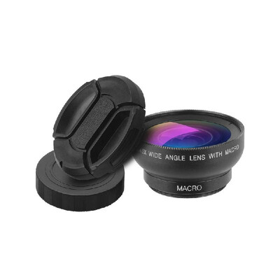 

APEXEL APL-045WM Phone Lens Kit 045X Super Wide Angle & 125X Super Macro Lens HD Camera Lenses with Lens Clip for iPhone Samsun