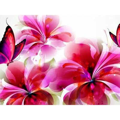 

5D Square Diamond Mosaic Flower Full Diamond Embroidery Complete Kit Plant Home Decoration Diamond Art