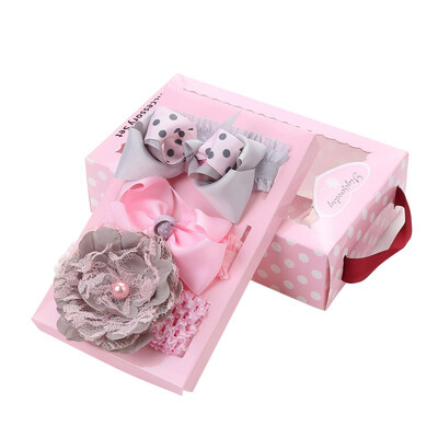 

1Set3pcs Multi-style Ribbon Bow Flower Hairpins Hair Barrettes Children Accessories Cute Baby Girls Headwear Hair Clip