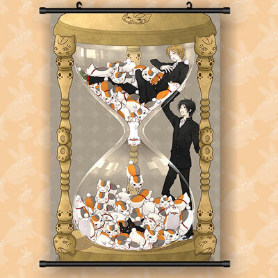 

Natsume Yuujinchou Wall Scroll Poster 24x16 inch Anime No Fading Fabric Hanging Painting for Home Decor Style 01