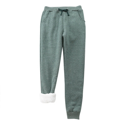 

Winter Cashmere Warm Harem Pants Women Casual Trousers Warm Thick Sheep Wool Loose Trousers Hot