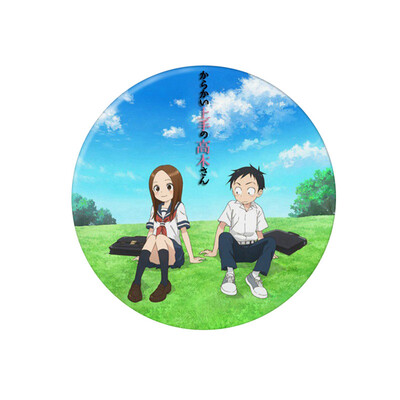 

Ailin Online Teasing Master Takagi-san Brooch 23 inch Japanese Anime Brooch Pin for Clothes Bags Caps&Pencil Cases