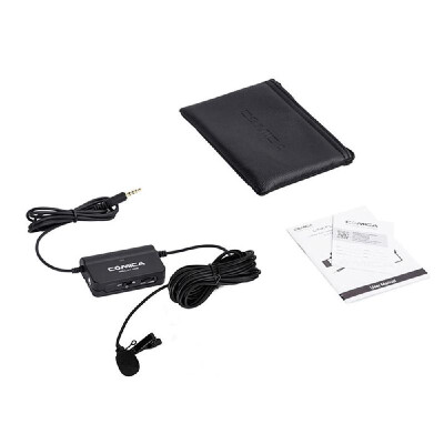 

CoMica CVM-SIGLAV V05 Multifunctional Flexible Single Lavalier Microphone with Stepless Gain Control Real-time Audio Monitoring F