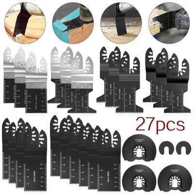 

10202627pcs Saw Blades Kit Mix Oscillating Wood Cutting Tool for Fein Multimaster Tool