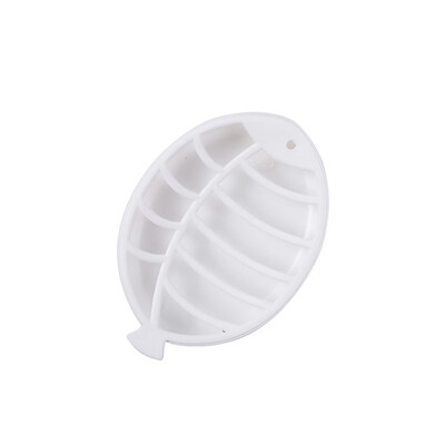 

〖Follure〗Cute Fish Shaped Double-Deck Drain Soap Dish Box Soap Holder Sponge Rack