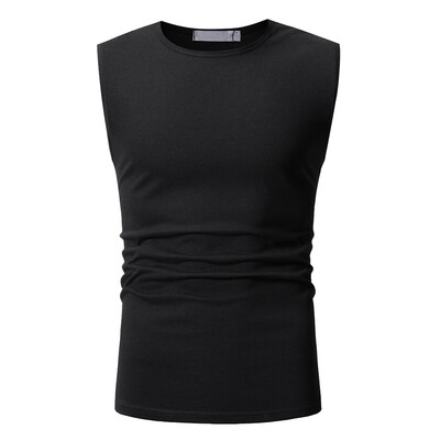 

Toponeto Summer Mens Trendy Casual Solid Color Sleeveless T-Shirt Top Blouse