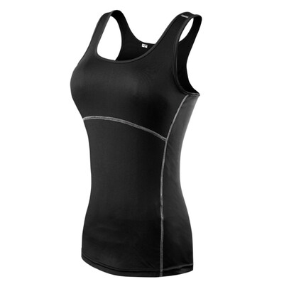 

High Quality Bright Color Casual Women Vest Fast Dry Tank Tops Shirt