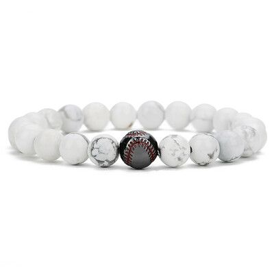 

8 mm Frosted Agate Volcanic Stone Beads Elastic Bracelet Accessory Pair Bracelet Unisex Jewellery Festival Hot Gift