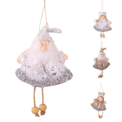 

Christmas Wooden Linen Hanging Decoration Home Cute Ornament For Christmas Tree Festival Party Accessories