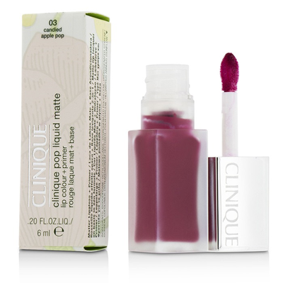 

CLINIQUE - Pop Liquid Matte Lip Colour Primer - 03 Candied Apple Pop 6ml02oz