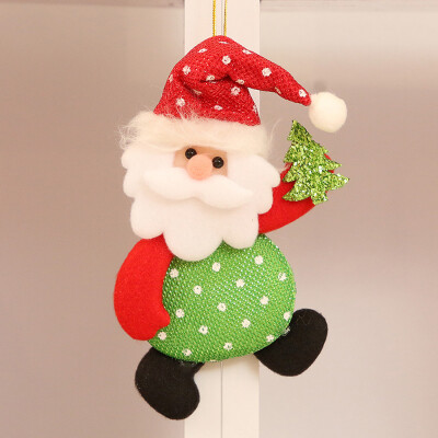 

〖Follure〗Christmas Ornaments Gift Santa Claus Snowman Reindeer Toy Doll Hang Decorations