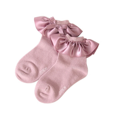 

Newborn Cotton Cozy Vintage Lace Ruffle Frilly Ankle Socks Baby Girl Socks Kid Baby Knitted Knee Lace Leg Warmers