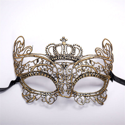 

Tailored Masquerade Lace Mask Catwoman Halloween Cutout Prom Party Mask Accessories HOT