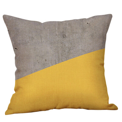 

〖Follure〗Mustard Pillow Case Yellow Geometric Fall Autumn Cushion Cover Decorative