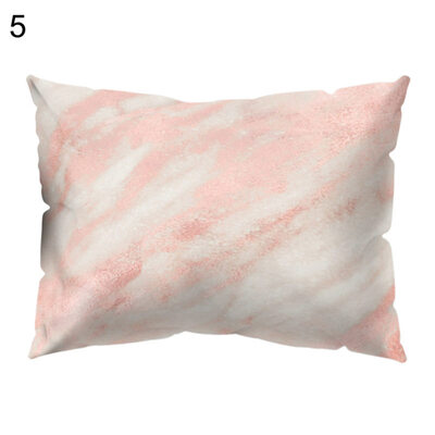 

Fresh Marble Print Pillow Case Cushion Cover Bed Car Cafe Office Decoration