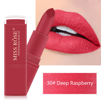 

MISS ROSE Red Pink Lips Makeup Waterproof Long Lasting Pigment Brand Matte Lipstick Tattoo Makeup rouge a levre Cosmetics