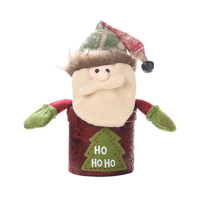 

Christmas Candy Gift Boxes Apple Bags Snowman Santa Doll Holiday Party Decoration New Year Xmas Dinner Party Supplies