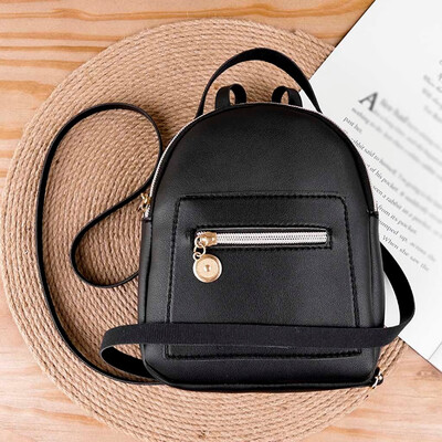 

Tailored Fashion Women Shoulders Small Backpack Letter Purse Mobile Phone Messenger Bag
