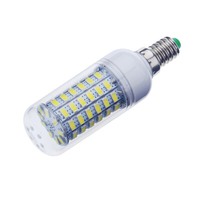 

Gobestart E14 15W 69 LEDS 5730 Chip SMD Corn Light Bulb Lamp With Cover Pure White