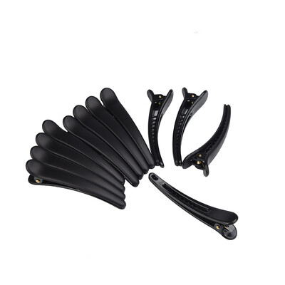 

〖Follure〗12 Pcs Multicolor Plastic Duck Teeth Hair Clips Hairdressing Salon Hairpins Non