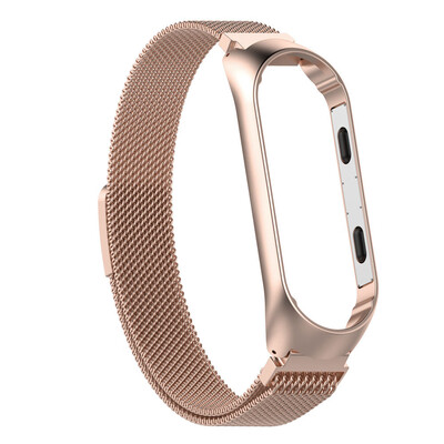 

〖Follure〗Small Milanese Magnetic Stainless Steel Watch Band Strap For Xiaomi Mi Band 3