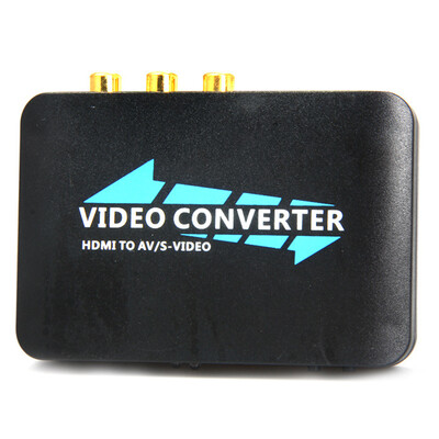 

3RCA AV CVBS Composite -Video RL Audio to HD Converter HDTV Support 720P1080P HD Adapter US Plug